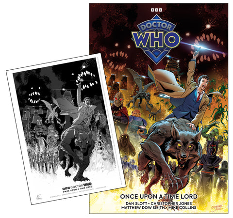 Picture of DOCTOR WHO: ONCE UPON A TIME LORD W/ DAN SLOTT AUTOGRAPHED PRINT