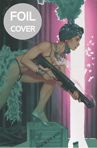 Picture of GUN HONEY BLOOD FOR BLOOD #1 ADAM HUGHES FOIL VIRGIN VARIANT (ONLINE EXCLUSIVE)